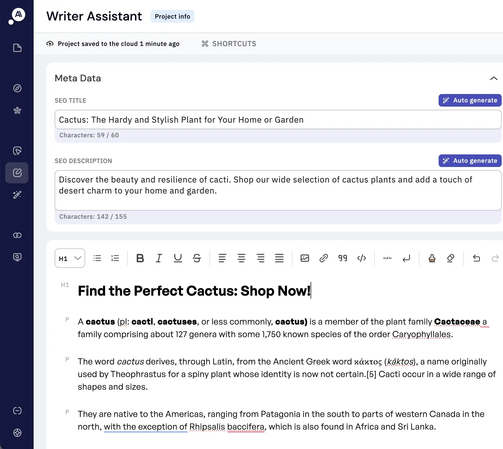AI Writer Assistant